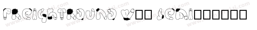 FreightRound W05 Semi字体转换